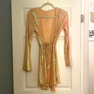 Free people sequin kimono